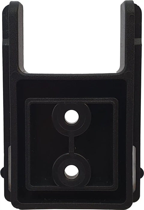 Locking Tool Holder For Kobalt 24V Tools, 4 Pack, Black, Snap In And Lock Tight Secure Tool Mounts, UK Made, Close-up Front View