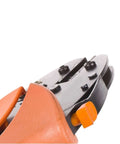 Close-up of Labor Saving Crimping Pliers for Bare Terminals 0.5 to 10 mm2 Wiring Crimp Tool, high carbon steel jaws
