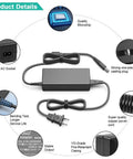 24V AC power supply for ResMed AirSense 10 CPAP; black adapter with DC output cord and AC mains plug.