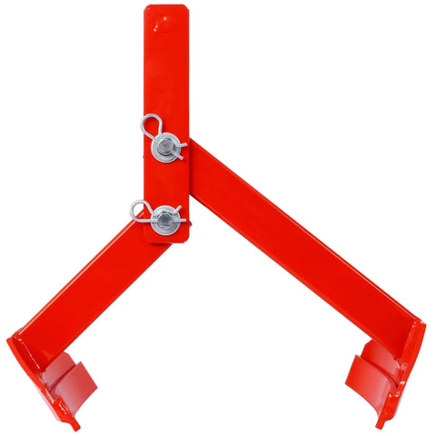 Heavy Duty Drum Lifter Clamp For 55 Gallon Steel Barrels With Quick Load Release Mechanism and solid grip design in bright red.