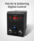 Front view of Dope Pro Grade 700W Hot Air Rework Station With Digital Temperature Control 100 To 500 C Range Auto Sleep And Cooling