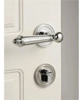 Door Lever Set With Shiny Chrome Finish For Interior Doors Dummy Passage Hardware For Bedroom And Bathroom Easy Install