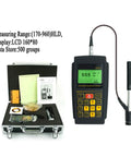 Super Handy Digital Hardness Tester For Metals That Reads Hardness Levels From 170 To 960 HLD in a carrying case with accessories.