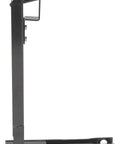 Heavy Duty Steel Tow Bar Kit For All Terrain Pallet Jack Foldable Pin Hitch showing a side view of the sturdy hitch assembly.