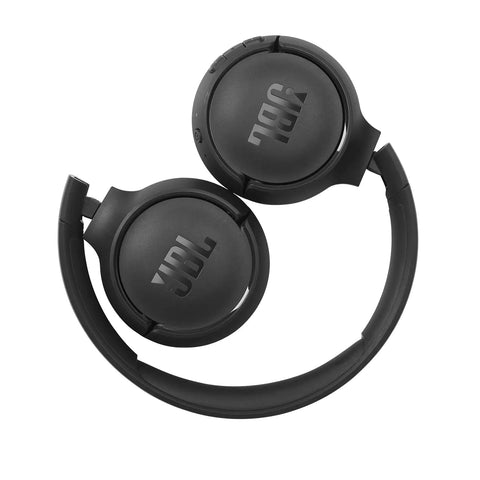 Wireless Bluetooth Cans With Up To 40 Hours Battery, Built-In Microphone For Calls, Foldable And Ultra Comfortable, Black