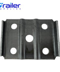 Tie plate from Three Thousand Five Hundred Pound Trailer Axle U Bolt Kit With Five And A Half Inch U Bolts Tie Plates And Hardware Bolt On