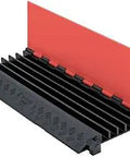 Built Tough 5 Channel Polyurethane Cable Protector with T Shaped Connectors Orange Lid and Black Ramp Weatherproof