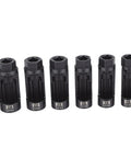 Image of 6 Piece Strut Nut Socket Set With Storage Case For Shock Absorber Nuts 16mm 18mm 19mm 21mm 22mm 24mm, 12 Point Design