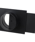 Heavy Duty 100Mm Dust Hose Adapter For Vacuum Cleaners With Robust Abs Plastic Construction, black adapter with three path valve.