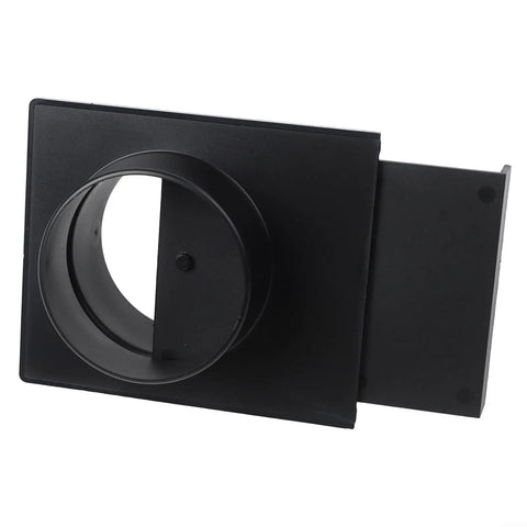 Heavy Duty 100Mm Dust Hose Adapter For Vacuum Cleaners With Robust Abs Plastic Construction, black adapter with three path valve.