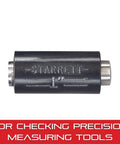 End Measuring Rod With Insulated Handle And Spherical Ends For Comparing Gauges And Measuring Parallel Surfaces One Quarter Inch Diameter One Inch Length Model 234A1 Precision Tool For Machining And Metrology with engraved markings.