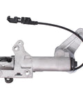 MOTOKU steering column shift mechanism; silver metal housing with black wiring connector and mounting tabs.