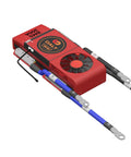 Rock Solid 12V 3S 300A Lithium Battery Protection Board PCB BMS with balance wires and cooling fan for 18650 battery packs.