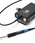 FixHub Portable Soldering Station With Quick Heat Up And Two Smart Ports For On The Go Field And Workshop Fixes, customizable firmware, repairable parts, app connection and lead free solder ready.