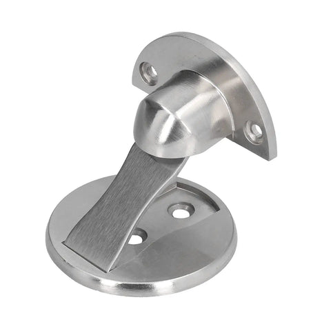 Mingzhe Heavy Duty Stainless Steel Magnetic Door Stop With Rock Strong Magnet For Wall Protection No Drilling Required Easy Install, showcasing the sturdy design.