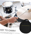Road Warrior Padded Cymbal Carrying Bag Featuring High Density Foam Padding For Beatproof Drum And Percussion Gear Storage Tough Oxford Case With Roomy Side Pocket For Easy Tote And Stage Gigs shown with easy carry handles.