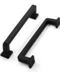 Matte Black Cabinet Pulls 10 Pack 5 Inch Hole Centers Straight Bar Handles For Cabinets And Drawers Kitchen Hardware