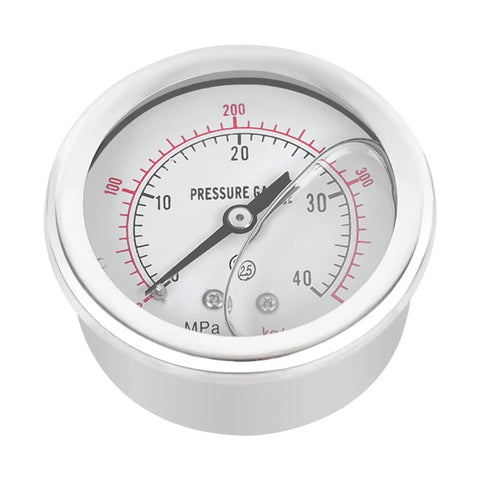 Beefy Pro Grade Hydraulic Accumulator Pressure Test Kit 0-400 Bar 6000 PSI With Nitrogen Charging, Three Gauges, Seven Adapter Types, Durable Test Hose, Easy Read Gauge for Excavator Hydraulic Systems