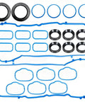 3.6L High Performance Valve Cover Gasket Set Plus Intake Manifold Gasket Kit For 2011 To 2020 Chrysler 200 300 Dodge Challenger Jeep Cherokee Wrangler Ram V6 Engines, blue rubber seals