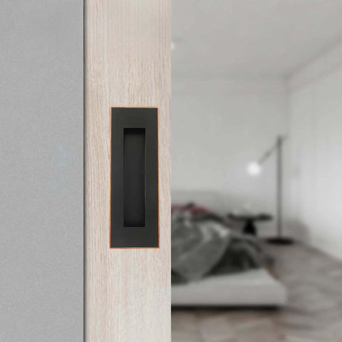 Oil Rubbed Bronze 4.72 Inch Recessed Finger Flush Door Pulls For Pocket Sliding Closet And Barn Doors Premium Stainless Steel Hardware