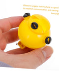 Person holding yellow Portable Pigeon Training Whistles 2 Pack Lightweight Four Tone Bird Call Set for clear communication