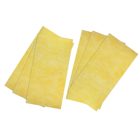 Pro Grade Heavy Duty 6 Pack Of 2 Inch Thick Unfaced Fiberglass Insulation Panels With Badass Noise Control And Killer Thermal Shield R Value 87 For Studios, yellow fiberglass boards.