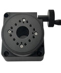 Top view of Pro Grade Motorized Rotary Stage With 360 Degree Rotation For Precision Optical And CNC Work High Precision Electric Rotary Platform
