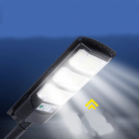 JUDYSSY 400W Super Bright Led Beads Commercial Solar Flood Lights, outdoor wide angle lights emitting bright illumination.