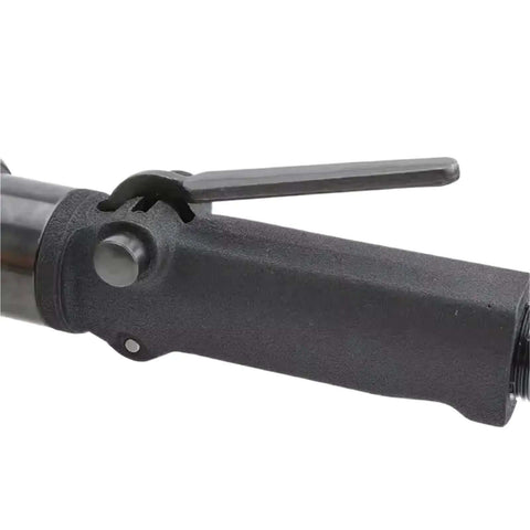 Close-up of the handle lever on the High Torque 180mm Pneumatic Angle Grinder Rock Solid Air Powered Heavy Duty tool.