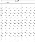Diagram of Pink Curtain Lights Eight Modes With Memory Function For Window Decor Six Point Six Feet By Six Point Six Feet Led Fairy String Lights showing dimensions.