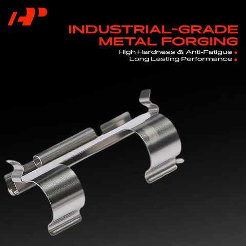 Top Pick Front Or Rear Disc Brake Hardware Kit For Chevy C4500 Kodiak C5500 C6500 C7500 2003-2006 Dual Piston Brake Clamps And Clips To Keep Your Rig Stopping Strong, silver metal forged brake clip