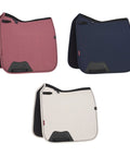 Dressage Square With Soft Shell Upper And Self Cooling Liner For High Wither Horses Navy Large Size Contour Quilted Pad