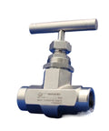Stainless steel high pressure needle valve for industrial systems