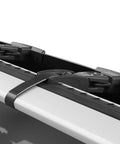 Slick Tool Free Wind Fairing Bar Cover for streamlined crossbar setup with tool-free clip-on installation on roof rack.