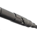 Close-up of Beast Heavy Duty Air Needle Scaler with hardened steel casing, showing 1/8 inch needles for rust and paint removal.