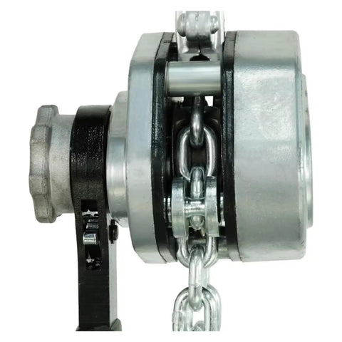Compact Manual Lever Hoist With Aluminum Alloy Shell Super Portable Small Hand Pulling Chain Block Heavy Duty Lifting Gear for quick lifting.