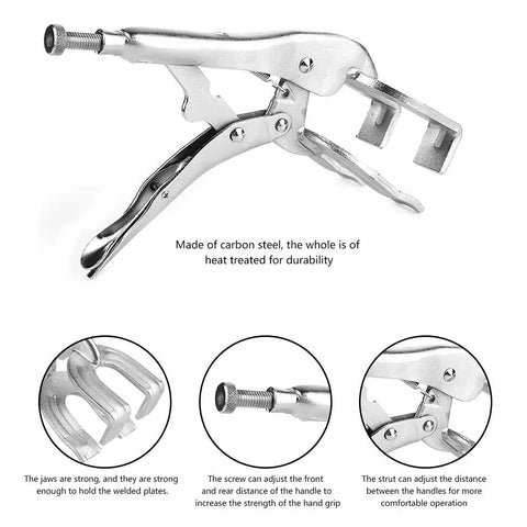 4 Pack 9 Inch Locking Pliers With Quick Release For Easy Removal U Shaped Jaw Vise Grips Welding Clamp in carbon steel