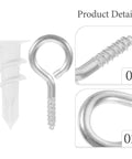 20 Set Heavy Duty Self Drilling Drywall Anchors And Screws Kit with Nylon and Iron, close-up of anchors and screws design details