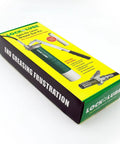 Spin On Lever Grease Gun Kit with 20 inch hose, inline swivel, 14.5 oz threaded tube, box packaging view