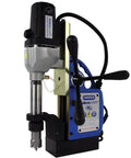 Champion MiniBrute AC35 portable magnetic drill press, blue/black, up to 1-3/8 in dia, 2 in depth