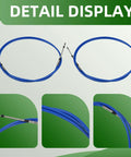 Detail display of 2 Pack 10ft Marine Throttle And Shift Control Cable 33C Compatible With Outboard And Inboard Engines