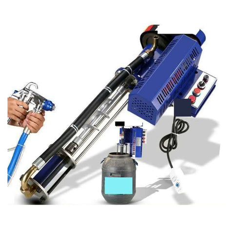 Heavy Duty 2800W Electric Paint Sprayer For Exterior Walls Putty And Stucco Grind Through Thick Mixes And Roll Smooth On Brick Or Concrete All Day Long