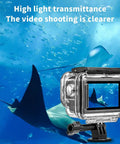Waterproof Case For Osmo Action 6 Camera With Anti Fog Underwater Housing, Full Metal Frame, Quick Release Lock, underwater scene
