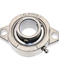 Solid Stainless Steel 2 Bolt Flange Bearing Unit With Setscrew Locking SSBLF20516 Replacement Housing For Machinery with 2-bolt flange