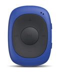 Blue 8GB Clip MP3 Player With FM Radio Shuffle Sweatproof Silicone Case front view