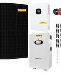 Keep The Lights On All Night With This Heavy Duty 48V Off Grid Solar System Kit Featuring 5Kwh LifePo4 Storage A Rock Solid 10Kw Inverter And Ten 550W Panels Built Tough For Daily Use with ten solar panels and battery inverter.