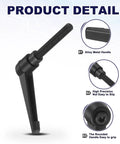 Pro Shop Grade Quick Release Lever Handles With No Sweat Adjustment M10X60MM Zinc Alloy Male Thread Stud Knobs. Alloy metal handle design.