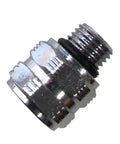 Stainless Steel Scuba Adapter M7/16-20 To 3/8-24 Female Threads AS568-012-N70 With 7/16-20 UNF-2A And 3/8-24 UNF-2B