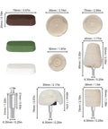 Hardcore 10 Piece Cotton Flannel Buffing Wheel Kit Includes Heavy Duty Wax Rod, sizes and shapes of buffing wheels displayed.