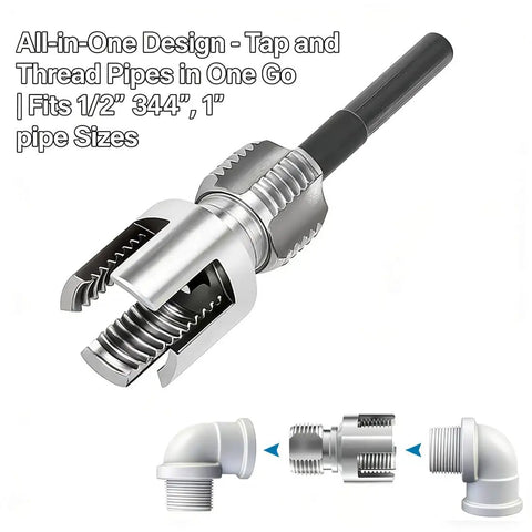 Dang this 4 in 1 Internal Pipe Wrench is a total game changer for serious DIY dudes and pros alike. Carbon steel tool fits 1/2, 3/4 inch pipes.